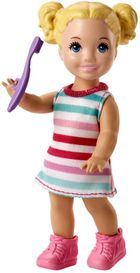 Barbie Opiekunka, Toaleta, lalka z figurką i akcesoriami, zestaw
