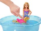 Barbie, Pływający piesek, lalka z akcesoriami