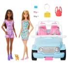 Barbie, Samochód terenowy Jeep + 2 lalki, zestaw do zabawy