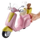 Barbie, skuter ze szczeniaczkiem