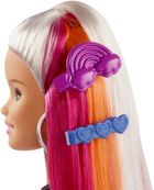 Barbie, Tęczowe włosy, lalka z akcesoriami