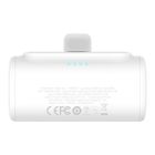 Baseus, Powerbank, Compact 5000mAh USB-C, biały