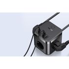 Baseus, PowerCombo, listwa zasilająca, 1,5m, czarny, 3AC+2U+2C, 30W, EU