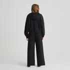 Bawełniane spodnie dresowe o kroju wide leg NOWEAR