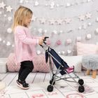 Bayer Design, Buggy, wózek spacerówka dla lalek z torbą, niebieski