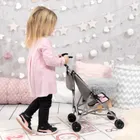 Bayer Design, Buggy, wózek spacerówka dla lalek z torbą, szary