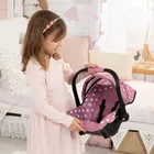 Bayer Design, Deluxe, fotelik samochodowy dla lalek z baldachimem, różowy