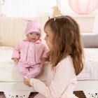 Bayer Design, Reborn, lalka bobas z butelką i smoczkiem, 38 cm