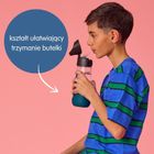 b.box, butelka na wodę tritanowa ze słomką, Night Vision, 600 ml