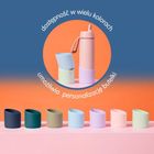 b.box, silikonowa nakładka ochronna do butelki 690 ml, spearmint