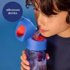 b.box, Superman, butelka tritanowa na wodę ze słomką, 600 ml