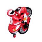 Bburago, motocykl zdalnie sterowany z figurką, czerwony