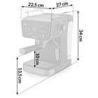 Berdsen, ekspres do kawy kolbowy, 20 bar, czarny, BD-771