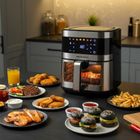 Berdsen, frytkownica beztłuszczowa, air fryer, 1700W, srebrny, 9,1l, BD-656