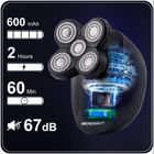 Berdsen, golarka elektryczna, czarna, BD-265