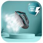 Berdsen, żelazko parowe, ceramiczna powłoka, praca w pionie, 2600W, BD-331