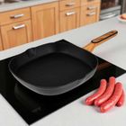 Bergner, Charcoal, patelnia grillowa multiclad, 28 cm