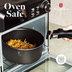 Berlinger Haus, Anthracite, zestaw: garnki tytanowe z pokrywą + patelnie, 9 elementów