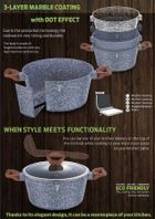 Berlinger Haus, Forest Line, zestaw: garnki z pokrywą + patelnia, 5 elementów