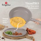 Berlinger Haus, Taupe, zestaw: garnki tytanowe z pokrywą + patelnie, 9 elementów