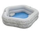 Bestway, basen dmuchany z siedziskami i uchwytem na napoje, gwiazdka, 213-206-53 cm