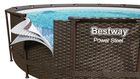 Bestway, basen ogrodowy stelażowy, 366-100 cm, zestaw, 18w1