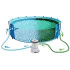 Bestway, basen ogrodowy stelażowy, 366-76 cm, zestaw 15w1