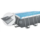 Bestway, basen ogrodowy, stelażowy, 488-244-122 cm, zestaw 18w1