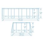 Bestway, basen ogrodowy, stelażowy, zestaw 13w1, 610-366-122 cm