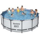 Bestway, basen stelażowy z pompą filtrującą i akcesoriami, okrągły, 122-457 cm, zestaw 11w1