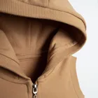 Bezrękawnik chłopięcy z kapturem, beżowy, Nicol