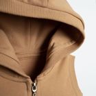 Bezrękawnik chłopięcy z kapturem, beżowy, Nicol