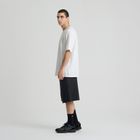 Biała koszulka basic o kroju relaxed NOWEAR