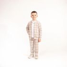 Bluza bomberka chłopięca, rozpinana, beżowa, Nicol