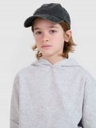 Bluza chłopięca z kapturem, szara, 4F