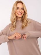 Bluza damska, beżowa, Basic Feel Good