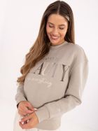 Bluza damska, beżowa, Sublevel