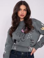 Bluza damska, szara, Sublevel