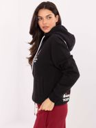 Bluza damska z kapturem, grafitowa, Sublevel