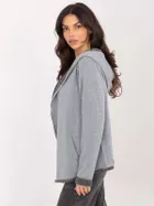 Bluza damska z kapturem, szara, Sublevel