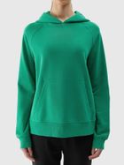 Bluza damska z kapturem, zielona, 4F