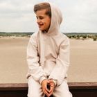 Bluza dziecięca z katurem, beżowa, Eevi