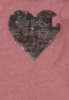 Bluza dziewczęca, różowa melanż, Tom Tailor