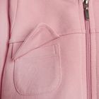 Bluza dziewczęca, rozpinana, różowa, Nicol