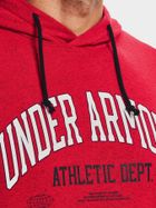Bluza męska z kapturem, czerwona, Under Armour