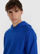 Bluza męska z kapturem, niebieska, 4F