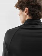 Bluza termoaktywna męska, komin, czarna, 4F