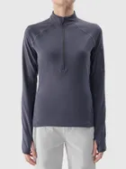 Bluza trekkingowa damska, szara, 4F