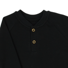 Bluzka chłopięca z długim rękawem, czarna, Nicol