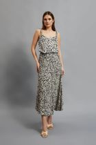 Bluzka damska na ramiączka, biała, Moodo